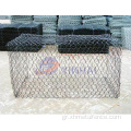 Γαλβανισμένο εξαγωνικό κουτί gabion mesh gabion barket